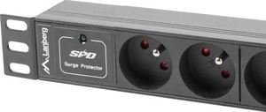 Lanberg Listwa zasilająca PDU 10" 1U 3x 230V PL 2m (PDU-03E-0200-IEC-BK) 3