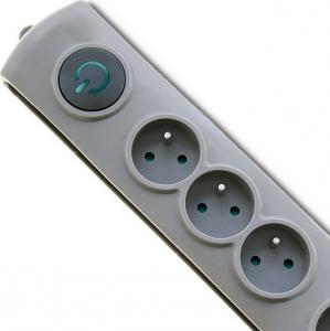 Listwa zasilająca Qoltec Swift przeciwprzepięciowa 4 gniazda 2.5 m szara (50164) 3