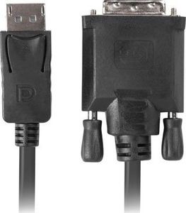 Kabel Lanberg DisplayPort - DVI-D 1.8m czarny (CA-DPDV-10CU-0018-BK) 2