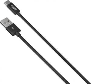 Kabel USB Sencor USB-A - USB-C 1 m Czarny (YCU 301 BK) 2
