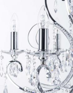 Lampa wisząca Italux Barocco Chrome MD72709-6A 5