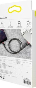 Kabel USB Baseus USB-A - Lightning 0.5 m Czarno-czerwony (CALKLF-A19) 7