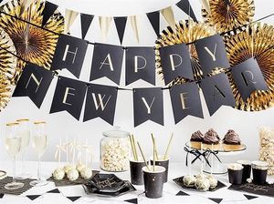 Party Deco Balon foliowy Gwiazdka, czarny, 48cm uniwersalny 5