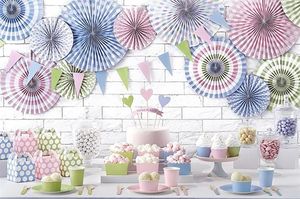 Party Deco Słomki papierowe do picia, jasnoróżowe, 19,5 cm, 10 szt. uniwersalny 3