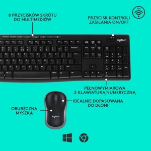 Klawiatura + mysz Logitech MK270 (920-004508) 5