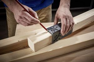 Wolfcraft Kątownik stolarski japoński 3D (5208000) 4