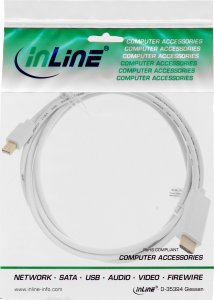 Kabel InLine DisplayPort Mini - HDMI 3m biały (17173I) 2
