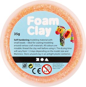 Creativ Company Masa Foam Clay Neonowo Pomarańczowa 35 g 2