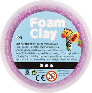 Creativ Company Masa Foam Clay Neonowo Fioletowa 35 g 2