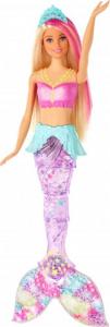 Lalka Barbie Mattel Dreamtopia - Magiczna Syrenka z falującym i świecącym ogonem (GFL82) 2