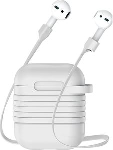Baseus Etui ochronne do AirPods + Strap białe 2