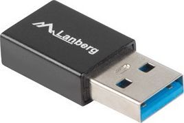 Adapter USB Lanberg USB-A - USB-C Czarny  (AD-UC-UA-01) 2