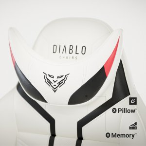 Fotel Diablo Chairs X-RAY Normal Size L Biało-czarny 7