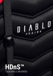Fotel Diablo Chairs X-RAY King Size XL Czarno-Czerwony 6