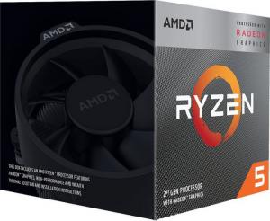 Procesor AMD Ryzen 5 3400G, 3.7 GHz, 4 MB, BOX (YD3400C5FHBOX) 5