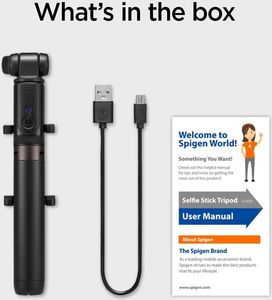 Selfie stick Spigen S540W Tripod Peach Bezprzewodowy Czarny 22