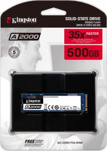 Dysk SSD Kingston A2000 500 GB M.2 2280 PCI-E x4 Gen3 NVMe (SA2000M8/500G) 3