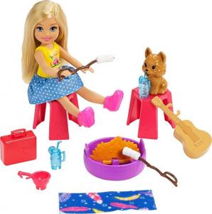 Lalka Barbie Barbie Chelsea Przyczepa Kempingowa + lalka (FXG90) 5