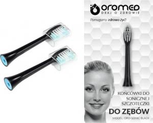 Końcówka ORO-MED do szczoteczki sonicznej Oro-Sonic czarna 2szt. 2