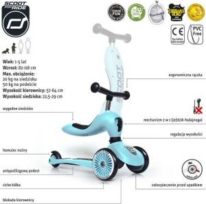 Hulajnoga Scoot and Ride Highwaykick 1 Blueberry (96352) 3