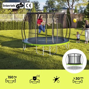 Trampolina ogrodowa Zipro Jump Pro Premium z siatką wewnętrzną 10FT 312cm 2
