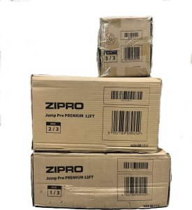 Trampolina ogrodowa Zipro Jump Pro Premium z siatką wewnętrzną 12FT 374cm 10