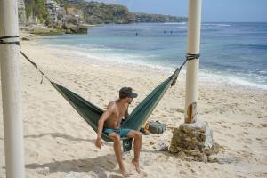Ticket To The Moon Hamak dwuosobowy Original Hammock Dark Green/Army Green 320x200cm (TMO0524) 2