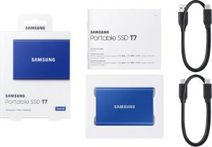 Dysk zewnętrzny SSD Samsung T7 500GB Niebieski (MU-PC500H/WW) 5