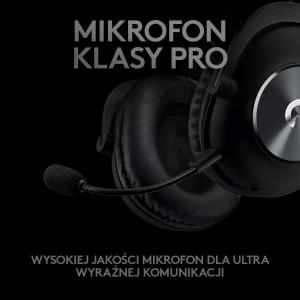 Słuchawki Logitech G Pro X Lightspeed Czarne (981-000907) 5