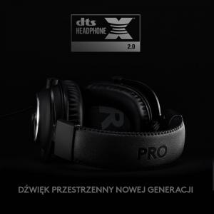 Słuchawki Logitech G Pro X Lightspeed Czarne (981-000907) 8