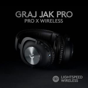 Słuchawki Logitech G Pro X Lightspeed Czarne (981-000907) 3