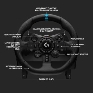 Kierownica Logitech G923 PS5/PS4/PC (941-000149) 8