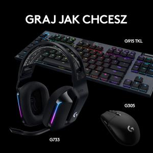 Słuchawki Logitech G733 Lightspeed Czarne (981-000864) 8