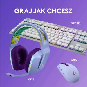 Słuchawki Logitech G733 Lightspeed Fioletowe (981-000890) 8