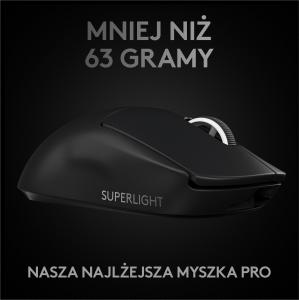 Mysz Logitech G Pro X Superlight Black (910-005880) 4