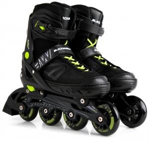 Rolki Blackwheels regulowane Sonic green-black r. 32-35 2