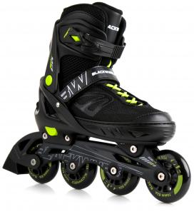 Rolki Blackwheels regulowane Sonic green-black r. 32-35 3
