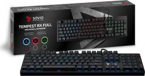 Klawiatura Savio Tempest RX FULL Outemu Blue (SAVGK-TEMPEST FULL BLUE) 5