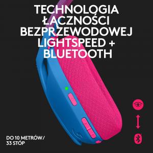 Słuchawki Logitech G435 Niebieskie (981-001062) 2