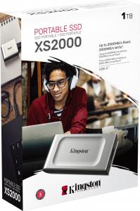 Dysk zewnętrzny SSD Kingston XS2000 1TB Czarno-srebrny (SXS2000/1000G) 5