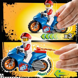 LEGO City Stuntz  Rakietowy motycykl kaskaderski (60298) 5