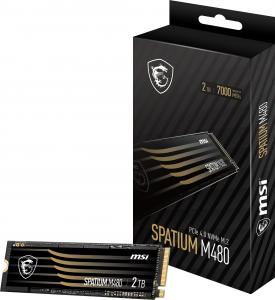 Dysk SSD MSI Spatium M480 2TB M.2 2280 PCI-E x4 Gen4 NVMe (S78-440Q150-P83) 6