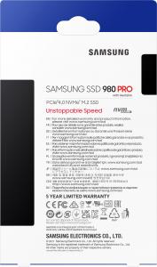 Dysk SSD Samsung 980 PRO 2TB M.2 2280 PCI-E x4 Gen4 NVMe (MZ-V8P2T0CW) 6