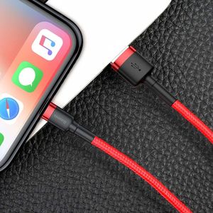 Kabel USB Baseus USB-A - Lightning 2 m Czerwony (CALKLF-C09) 7