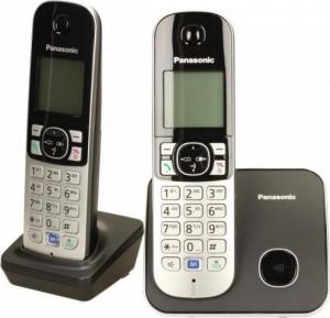 Telefon stacjonarny Panasonic KX-TG6812PDB Czarno-srebrny 2