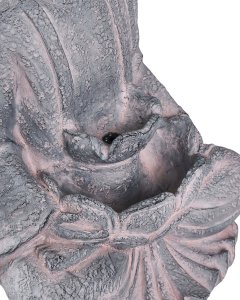 Beliani Fontanna ogrodowa LED URLANTE Budda Szary 9