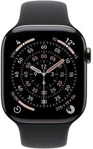 Smartwatch Apple Watch 11 GPS + Cellular 46mm Slate Titanium Sport Band S/M Czarny  (MFD14WF/A) 2