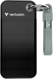 Dysk zewnętrzny SSD Verbatim Pocket 256GB Czarno-szary (.) 2
