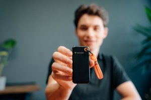 Dysk zewnętrzny SSD Verbatim Pocket 256GB Czarno-pomarańczowy (.) 5