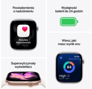 Smartwatch Apple Watch 11 GPS + Cellular 42mm Natural Titanium Sport Band M/L Grafitowy  (MF8N4WF/A) 3